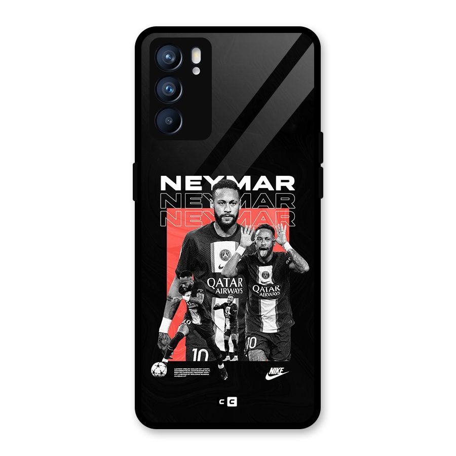 Brazilian Brilliance Glass Back Case for Oppo Reno6 5G