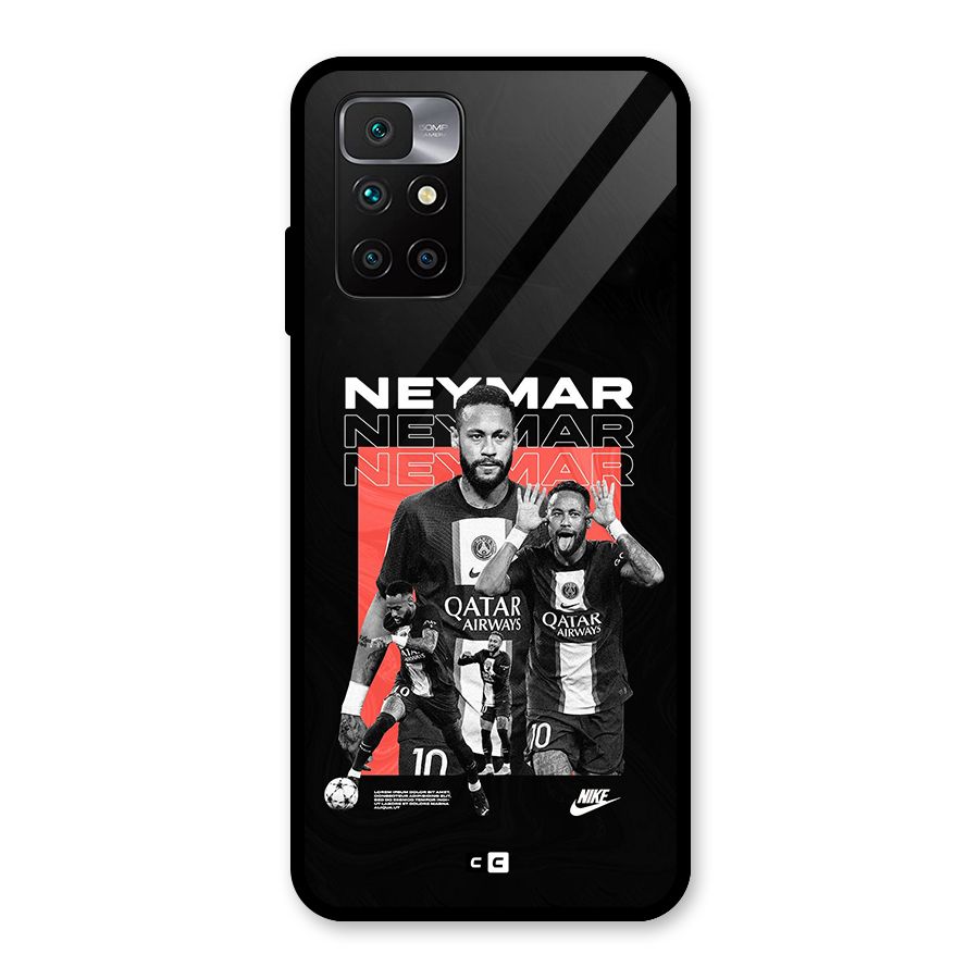 Brazilian Brilliance Glass Back Case for Redmi 10 Prime