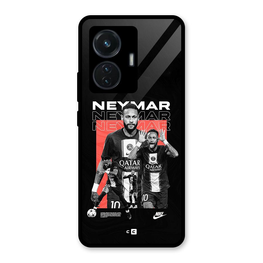 Brazilian Brilliance Glass Back Case for Vivo T1 44W