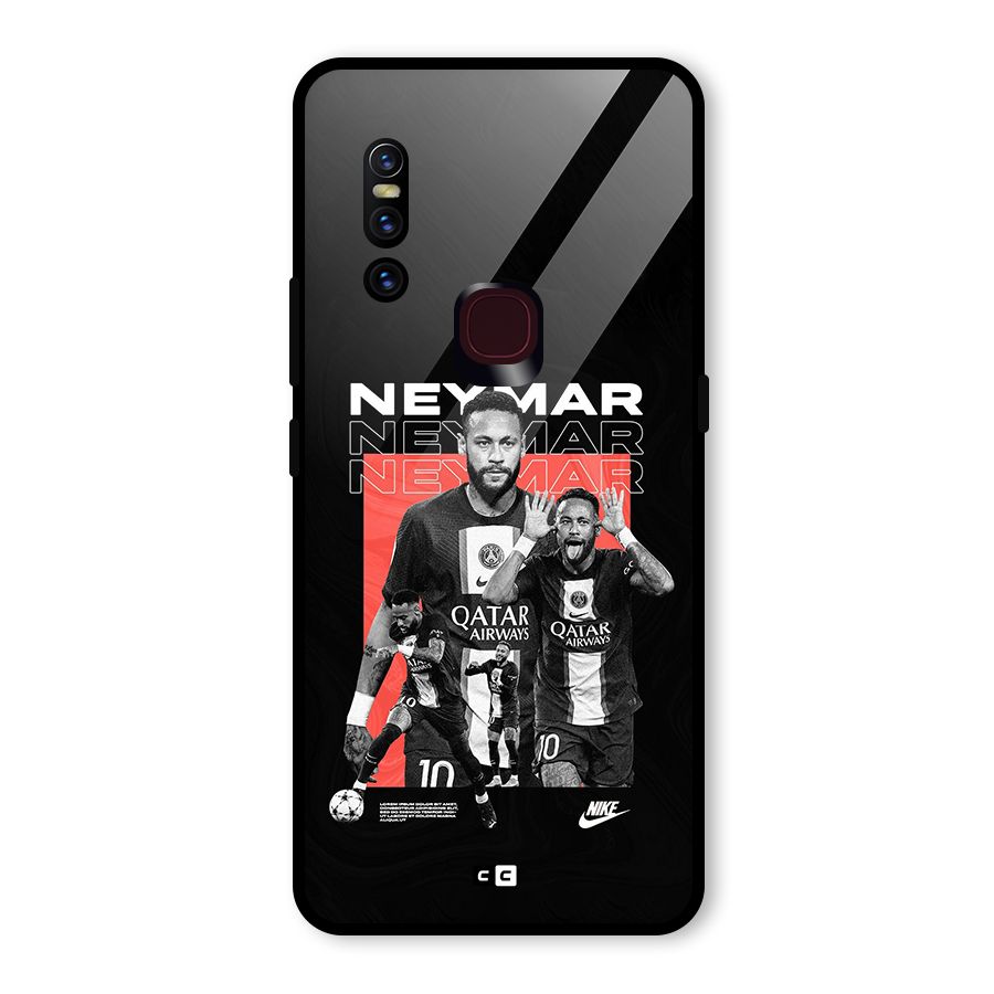Brazilian Brilliance Glass Back Case for Vivo V15
