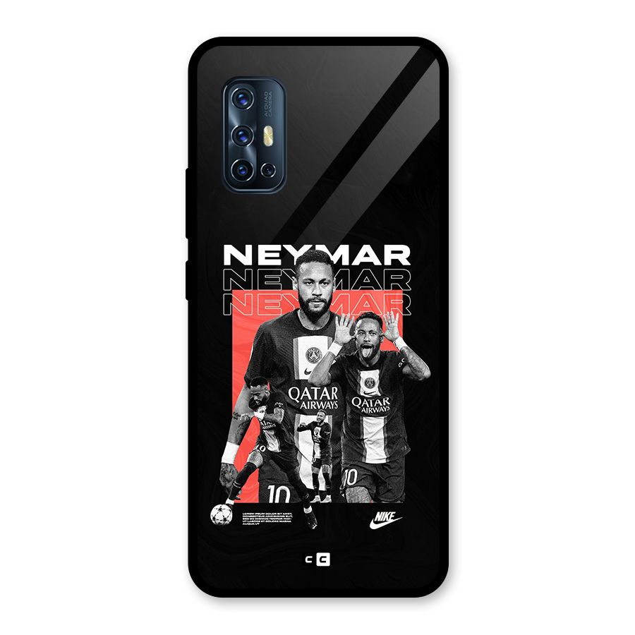 Brazilian Brilliance Glass Back Case for Vivo V17