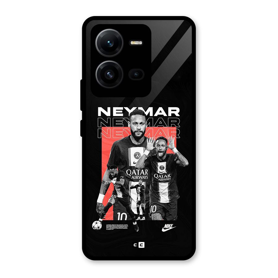 Brazilian Brilliance Glass Back Case for Vivo V25