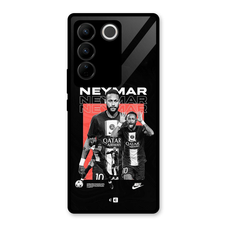 Brazilian Brilliance Glass Back Case for Vivo V27