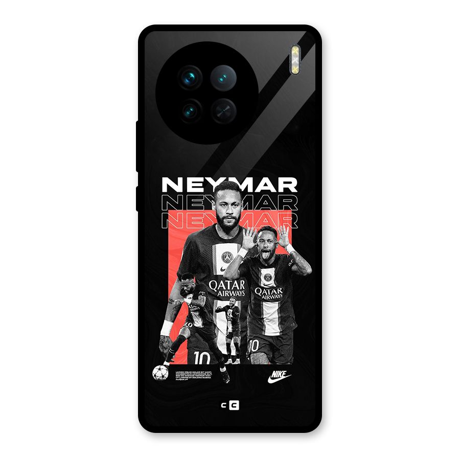 Brazilian Brilliance Glass Back Case for Vivo X90