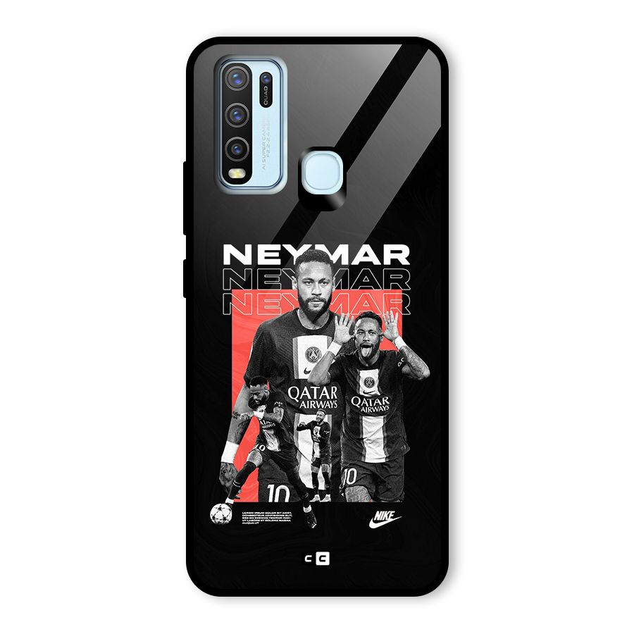 Brazilian Brilliance Glass Back Case for Vivo Y30