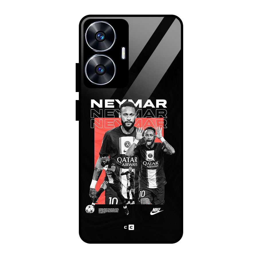 Brazilian Brilliance Glass Back Case for realme C55