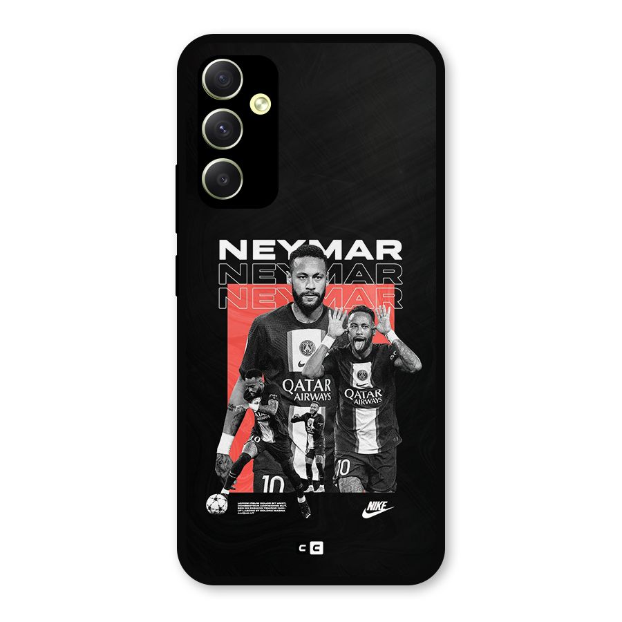 Brazilian Brilliance Metal Back Case for Galaxy A34