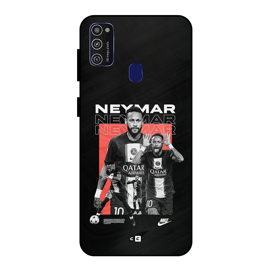 Brazilian Brilliance Metal Back Case for Galaxy M21