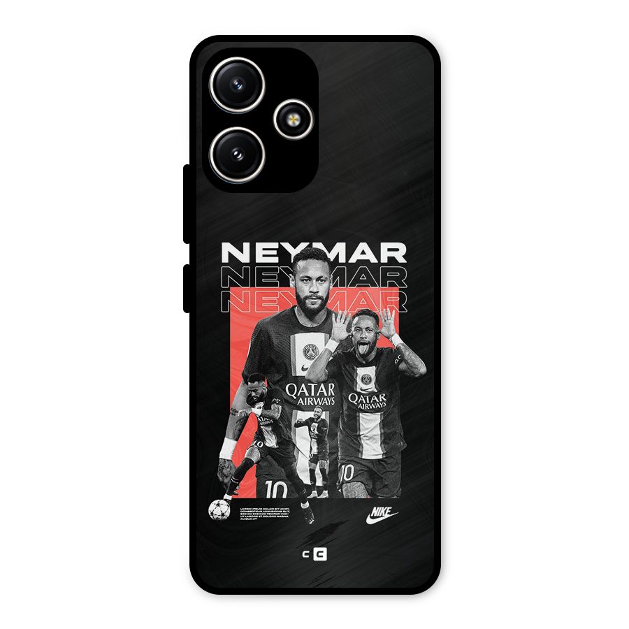 Brazilian Brilliance Metal Back Case for Poco M6 Pro