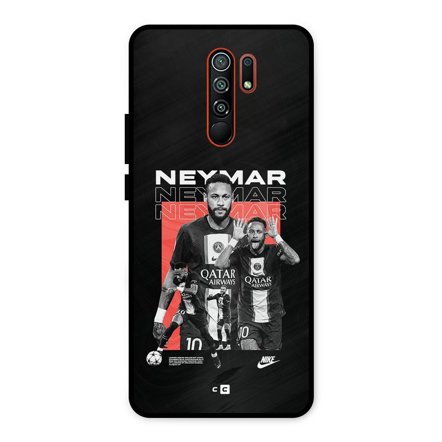 Brazilian Brilliance Metal Back Case for Redmi 9 Prime