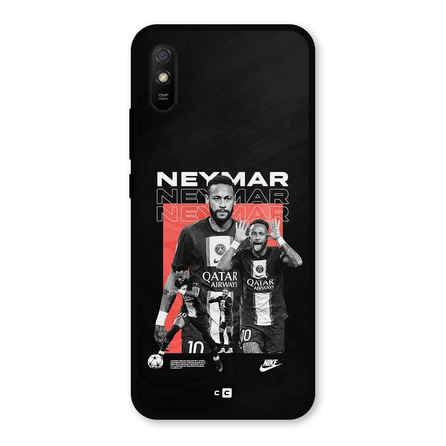 Brazilian Brilliance Metal Back Case for Redmi 9a