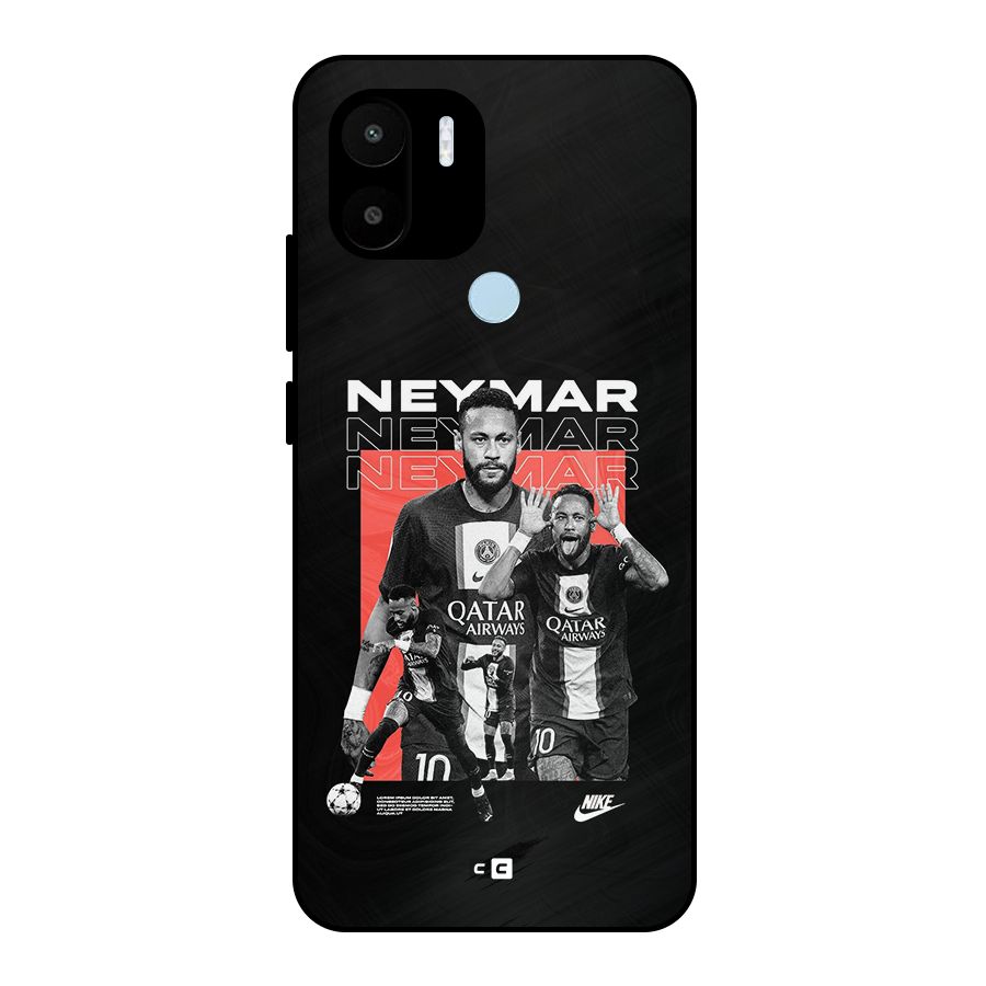 Brazilian Brilliance Metal Back Case for Redmi A2 Plus