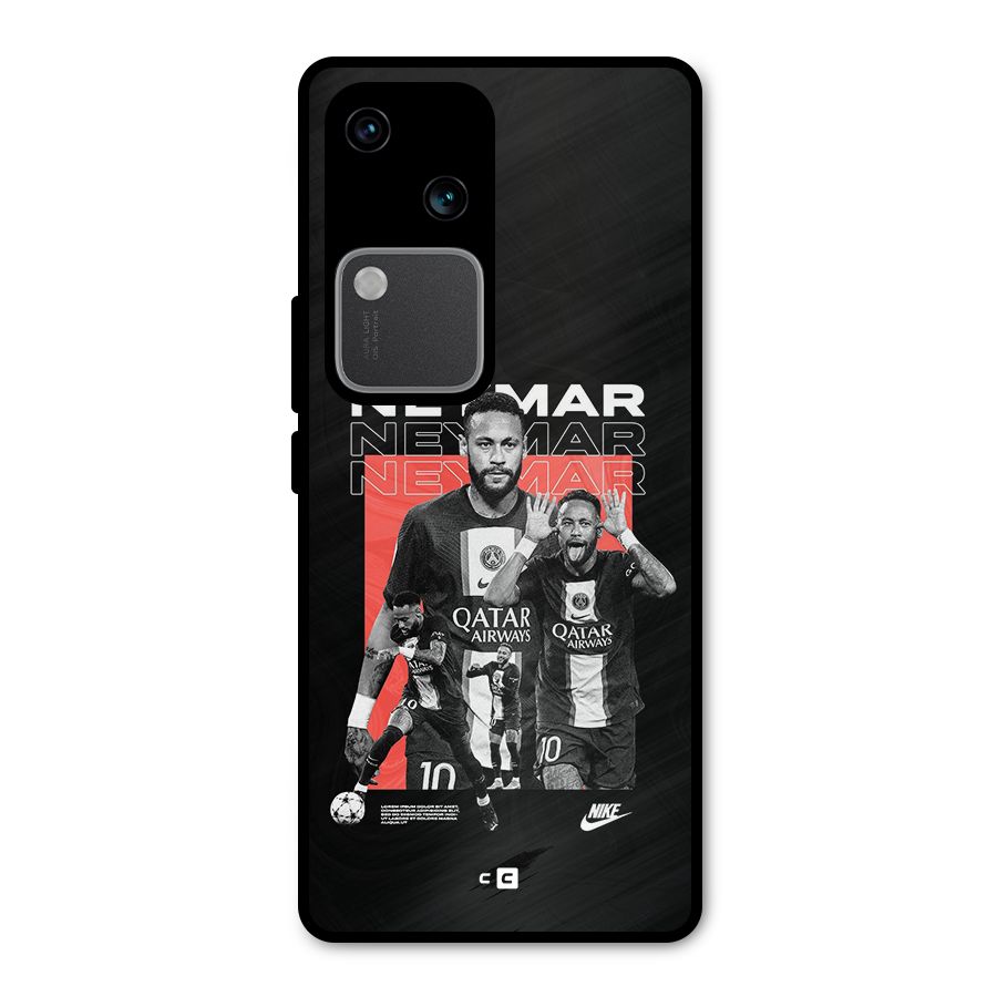 Brazilian Brilliance Metal Back Case for Vivo V30 Pro