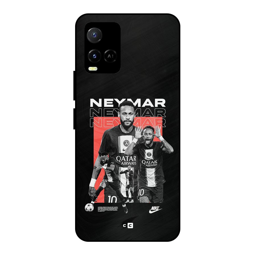 Brazilian Brilliance Metal Back Case for Vivo Y21 2021