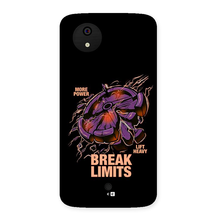 Break Limits Back Case for Canvas A1  AQ4501