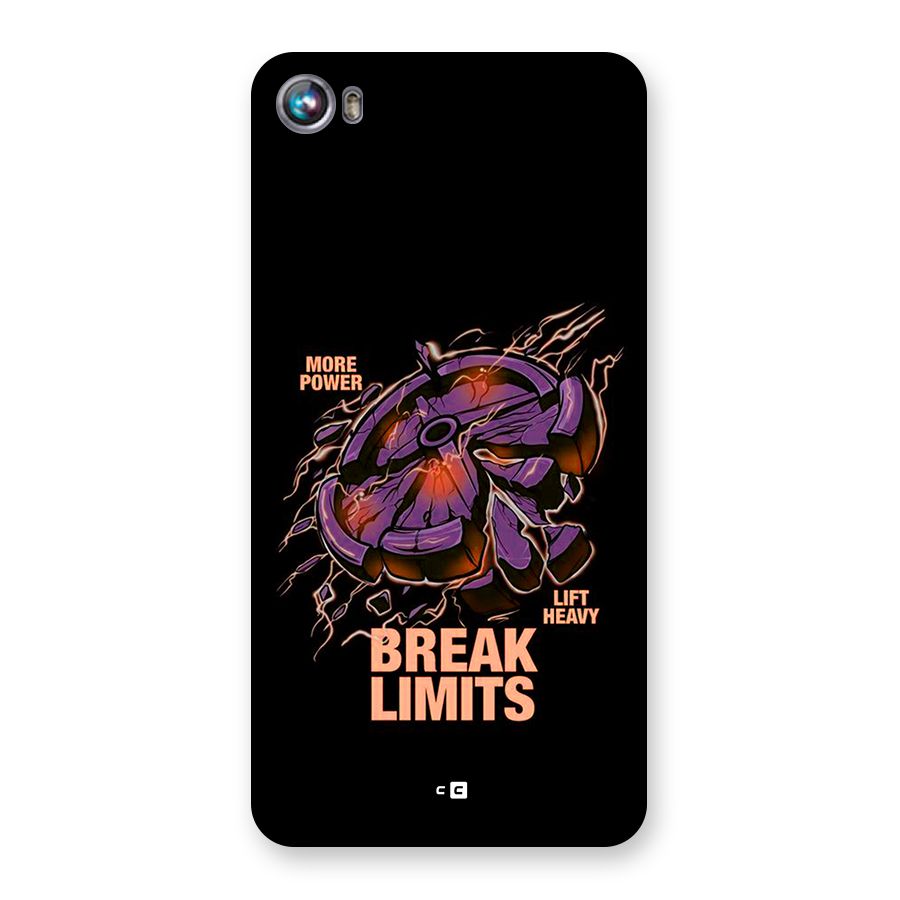 Break Limits Back Case for Canvas Fire 4 (A107)