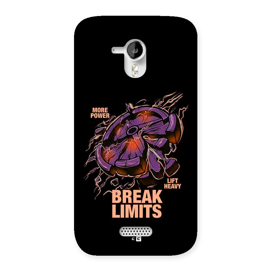 Break Limits Back Case for Canvas HD A116