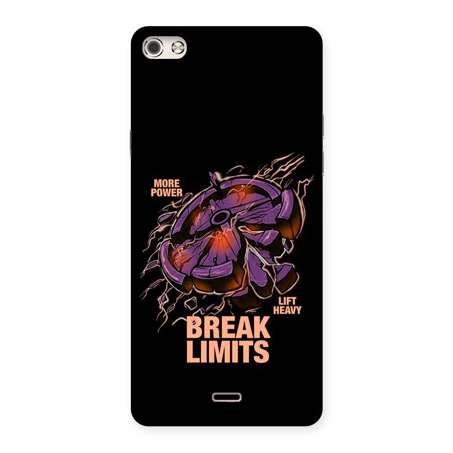 Break Limits Back Case for Canvas Silver 5
