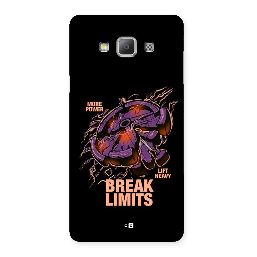 Break Limits Back Case for Galaxy A7
