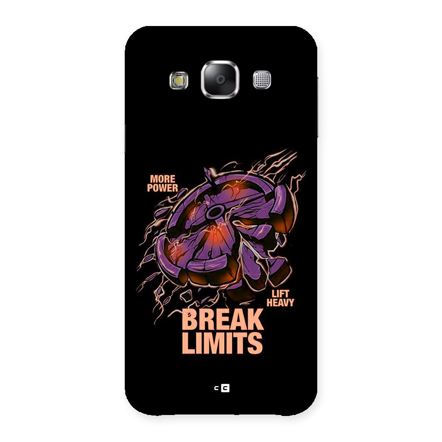 Break Limits Back Case for Galaxy E5