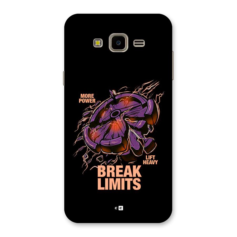 Break Limits Back Case for Galaxy J7 Nxt