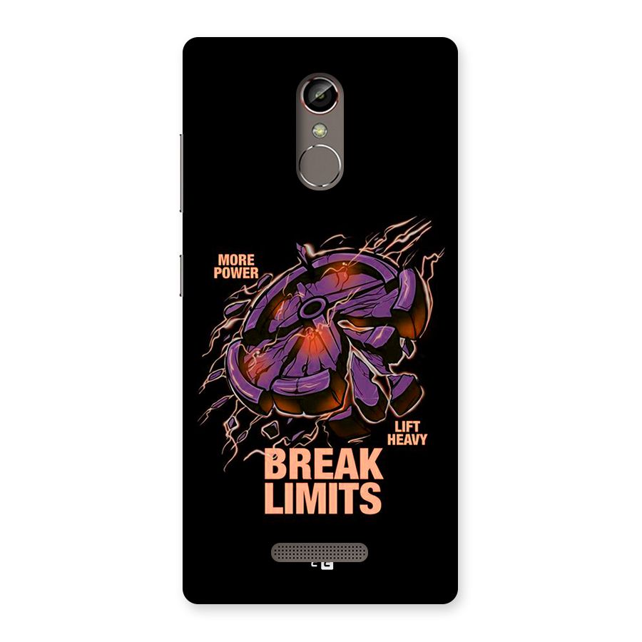 Break Limits Back Case for Gionee S6s