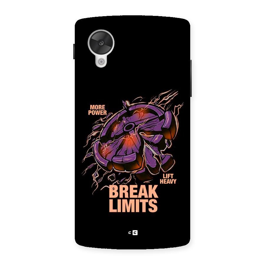 Break Limits Back Case for Google Nexus 5