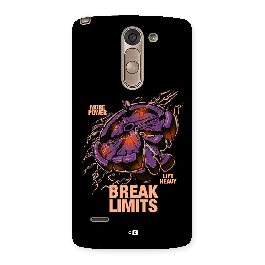 Break Limits Back Case for LG G3 Stylus