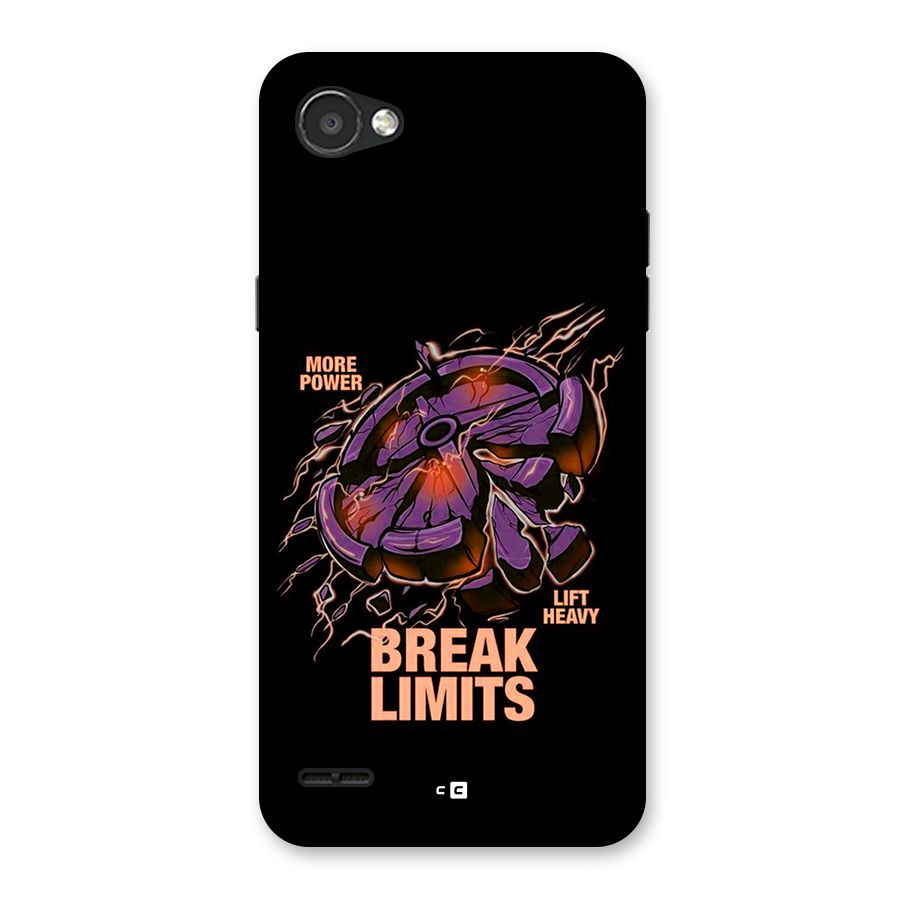 Break Limits Back Case for LG Q6