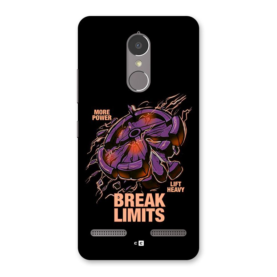 Break Limits Back Case for Lenovo K6
