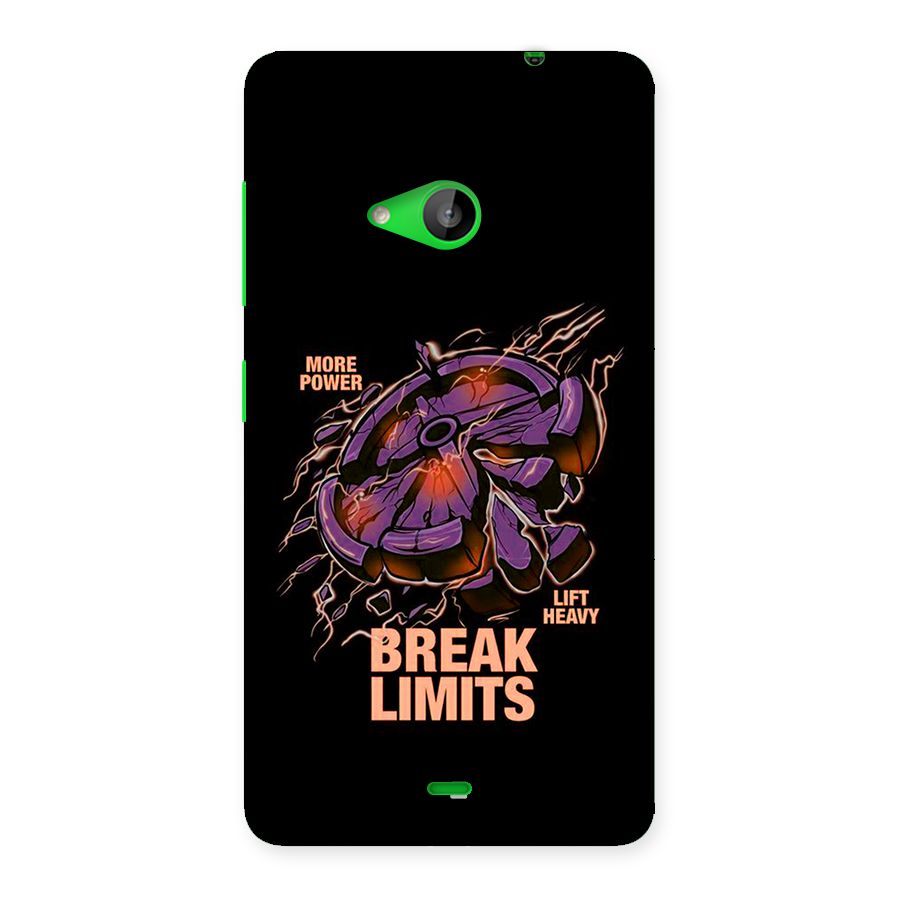 Break Limits Back Case for Lumia 535