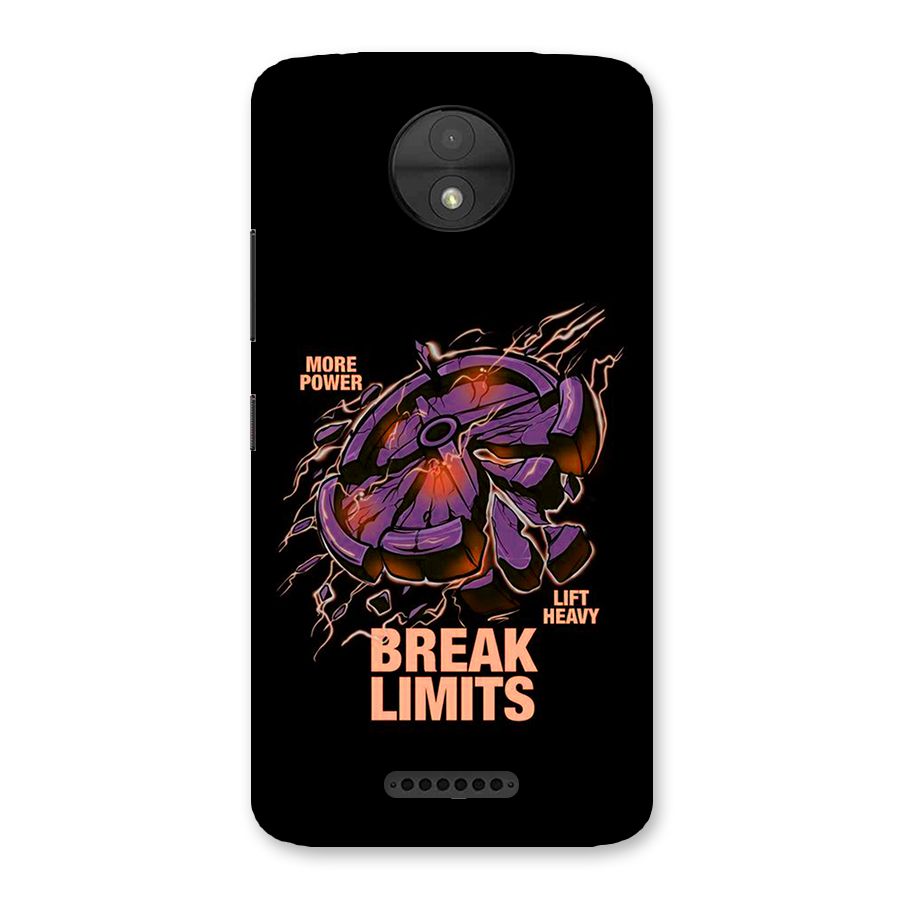 Break Limits Back Case for Moto C
