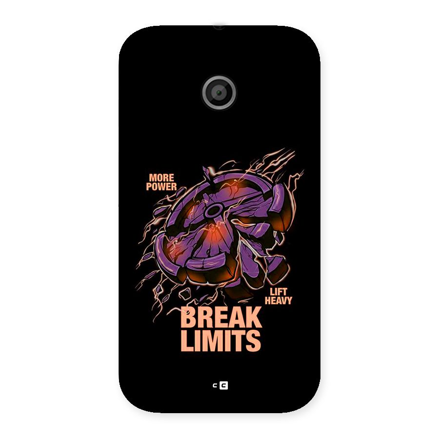 Break Limits Back Case for Moto E