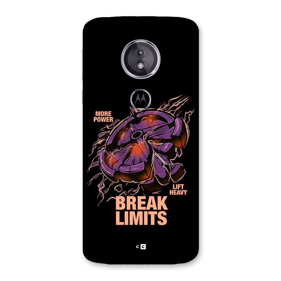 Break Limits Back Case for Moto E5