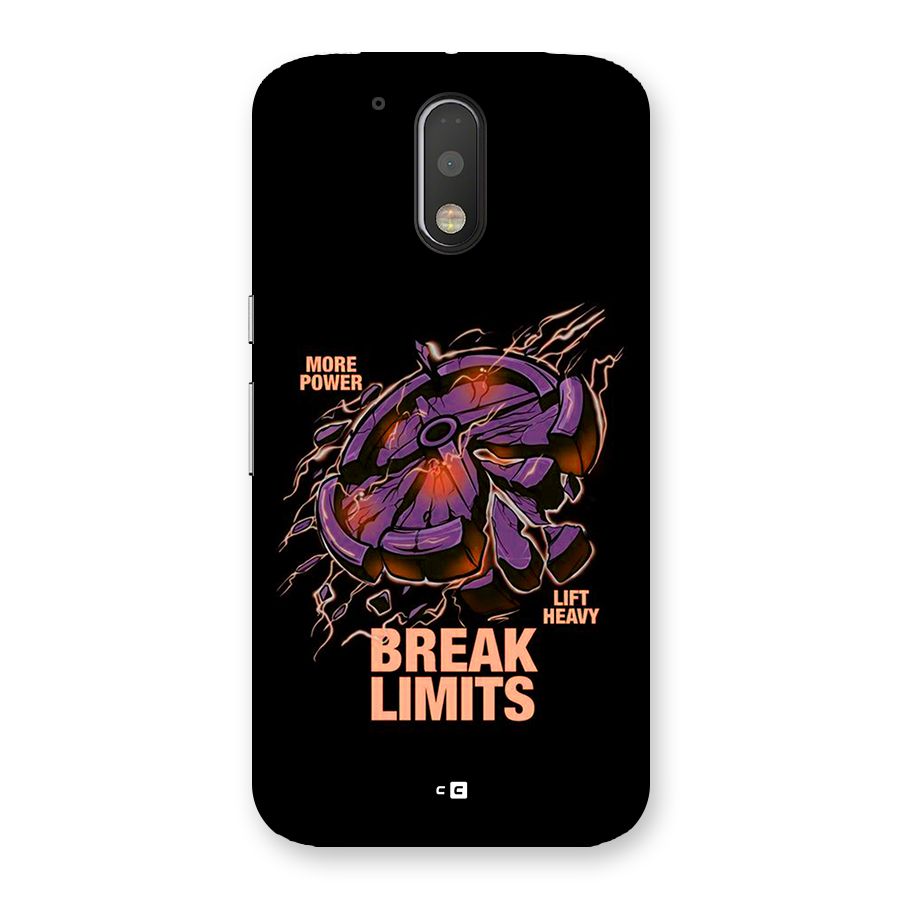 Break Limits Back Case for Moto G4