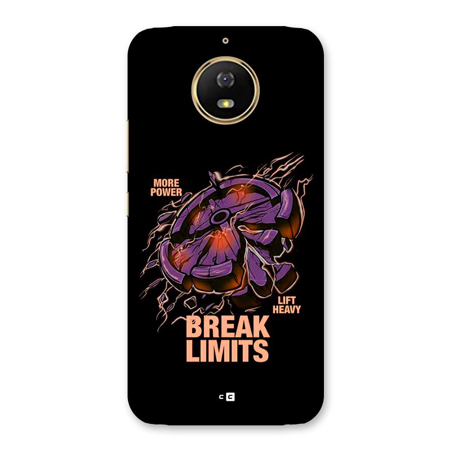 Break Limits Back Case for Moto G5s