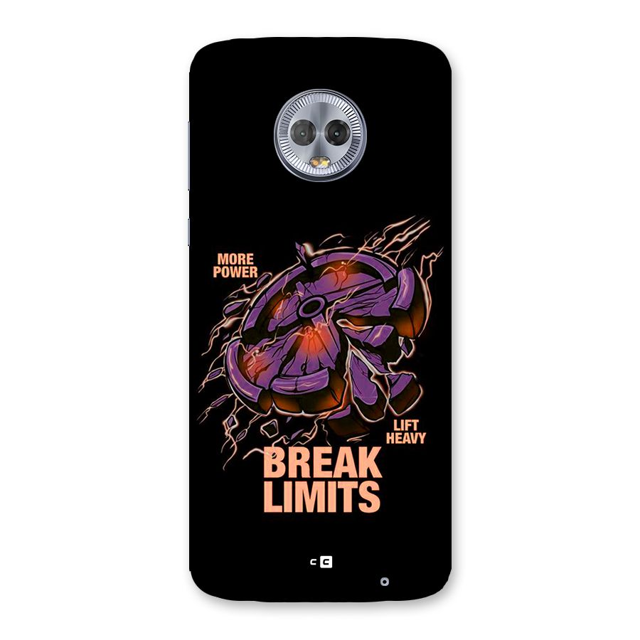Break Limits Back Case for Moto G6 Plus
