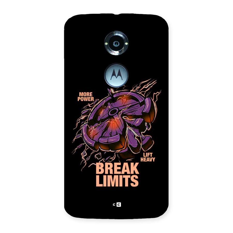 Break Limits Back Case for Moto X2