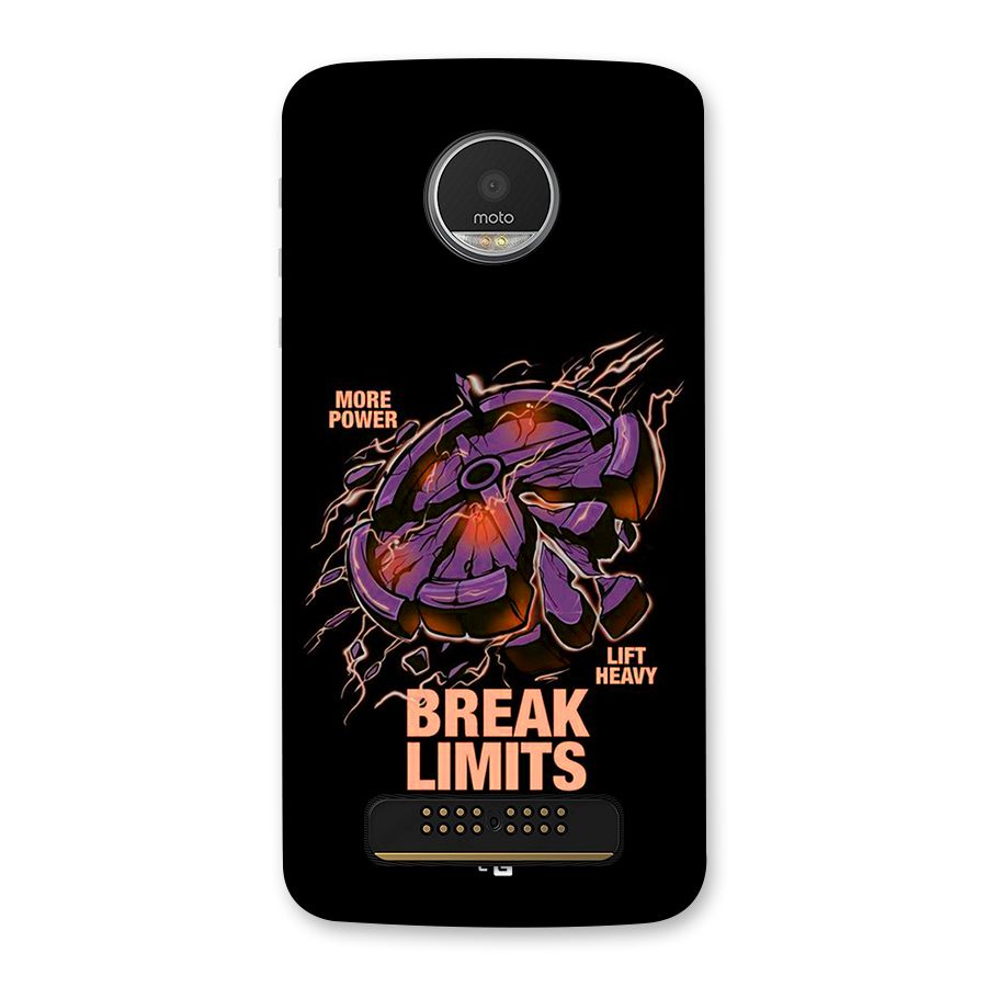 Break Limits Back Case for Moto Z Play