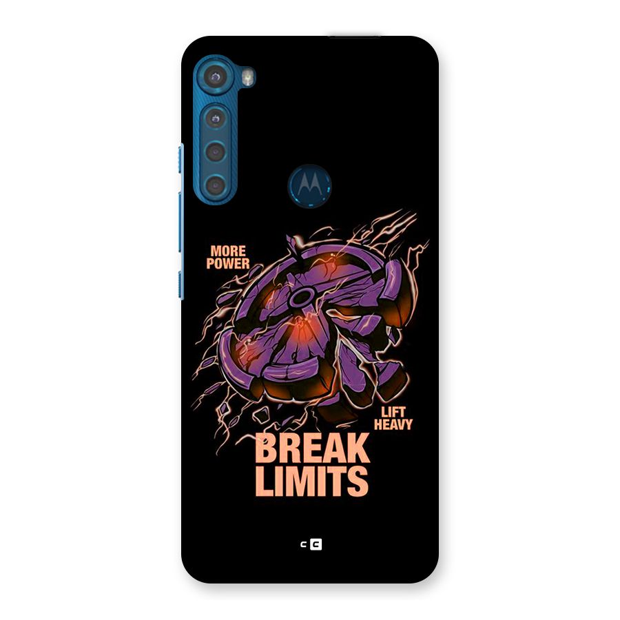 Break Limits Back Case for Motorola One Fusion Plus