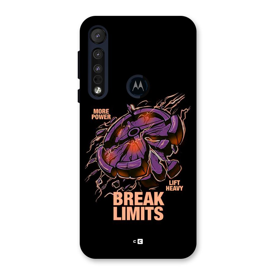 Break Limits Back Case for Motorola One Macro