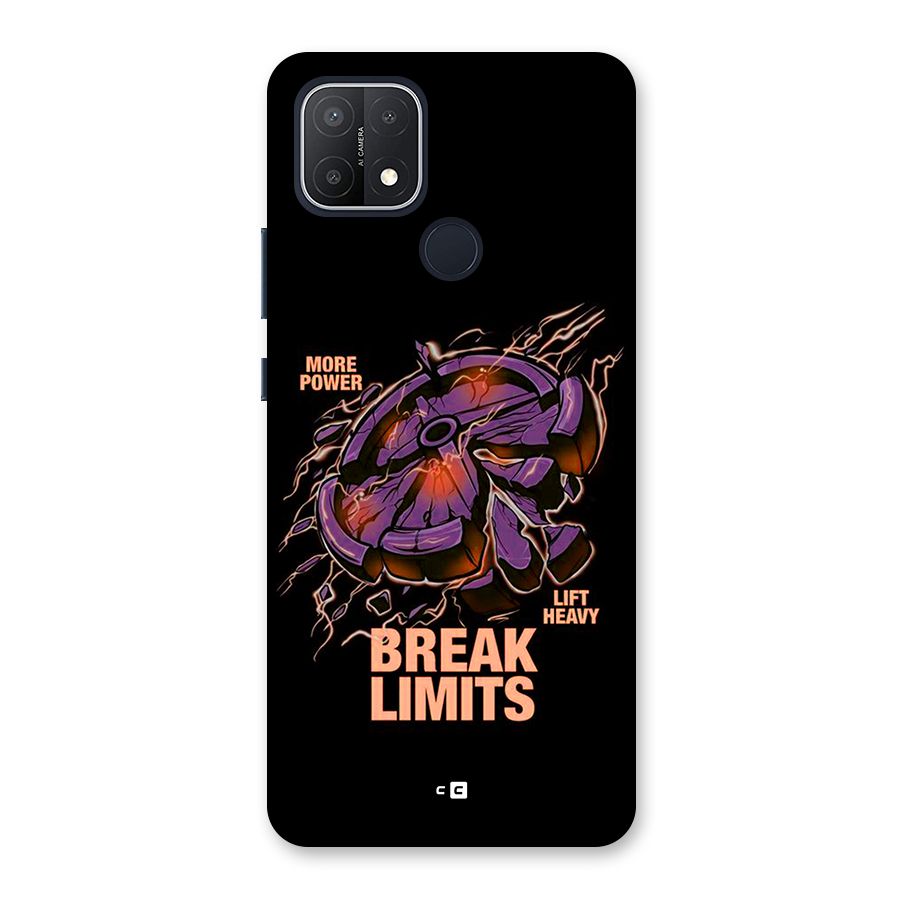 Break Limits Back Case for Oppo A15s