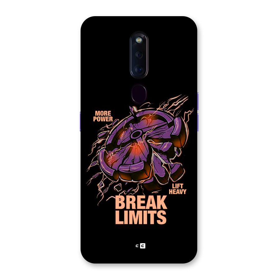 Break Limits Back Case for Oppo F11 Pro