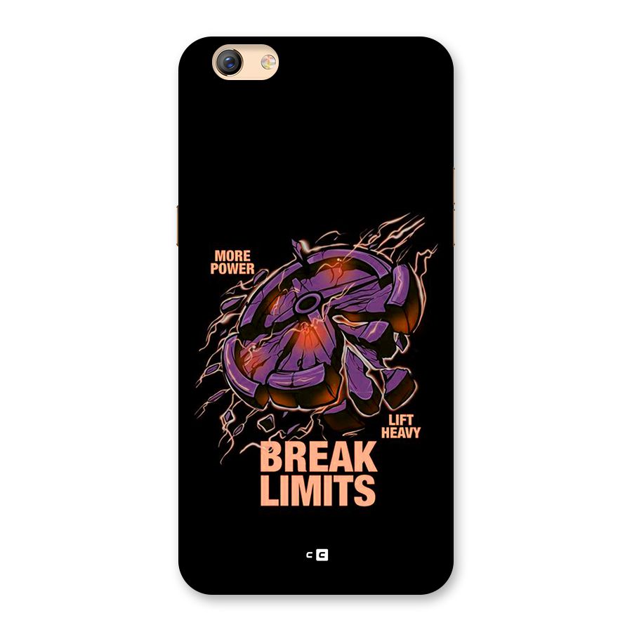 Break Limits Back Case for Oppo F3 Plus
