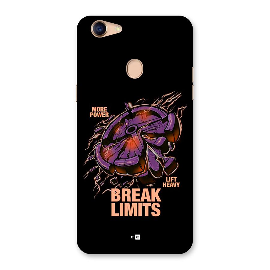 Break Limits Back Case for Oppo F5