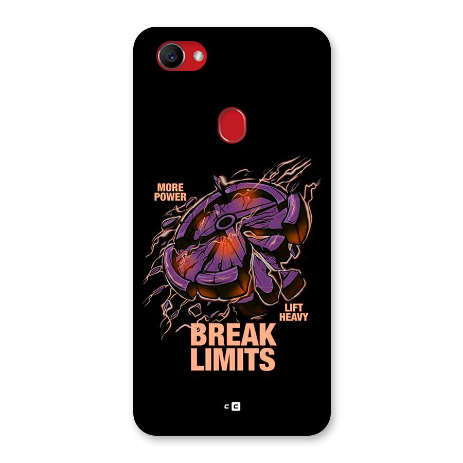 Break Limits Back Case for Oppo F7
