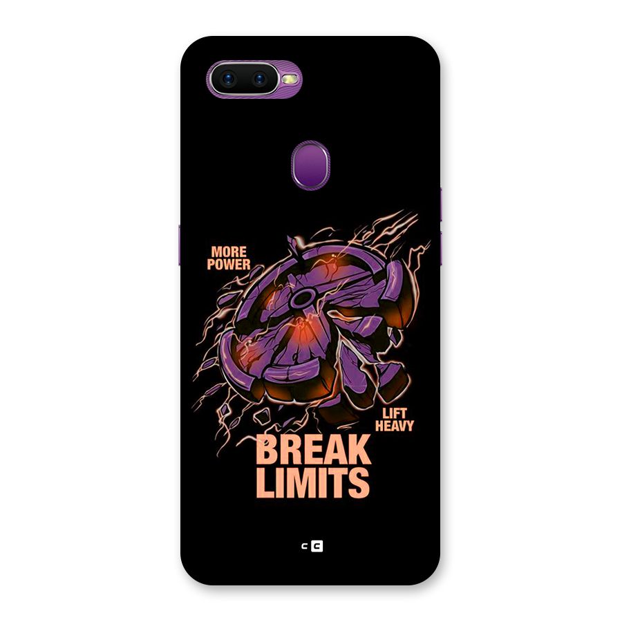 Break Limits Back Case for Oppo F9