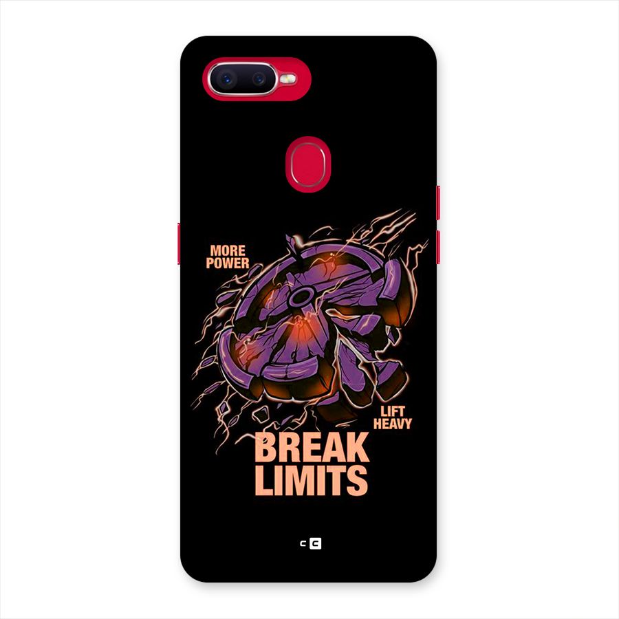 Break Limits Back Case for Oppo F9 Pro