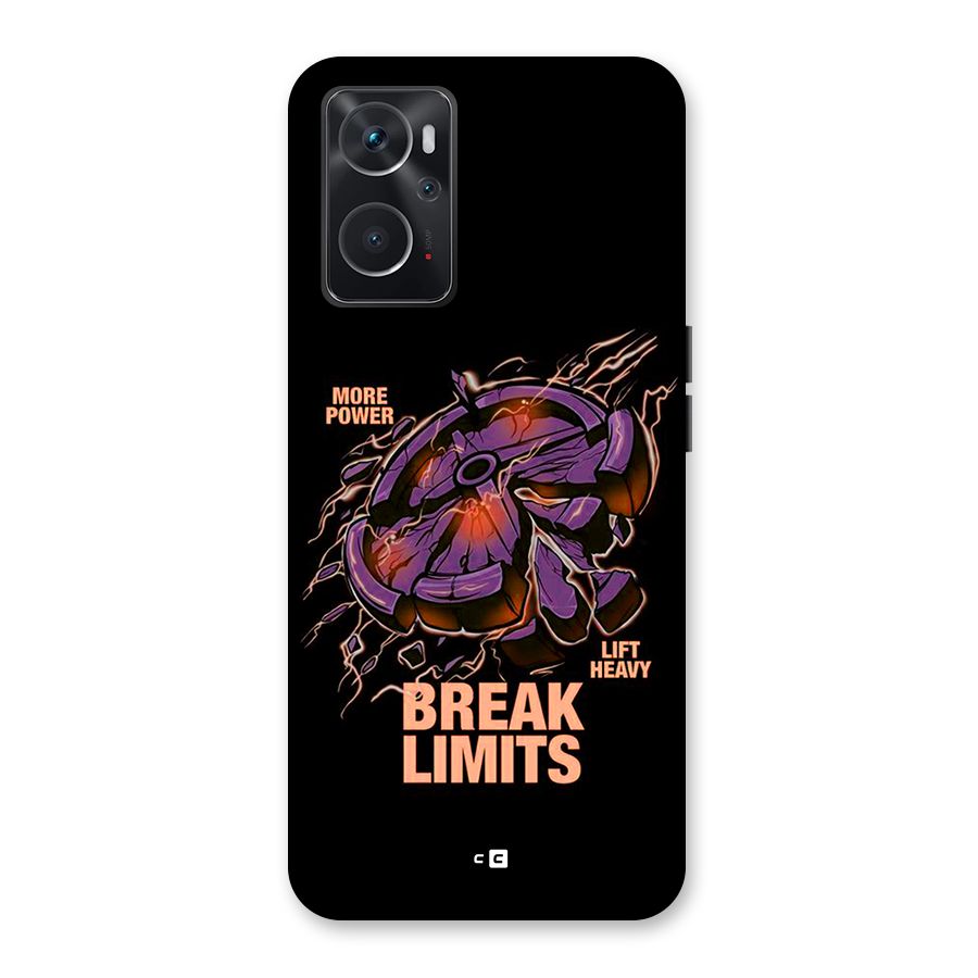 Break Limits Back Case for Oppo K10 4G