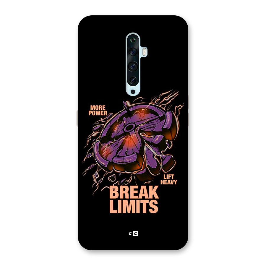 Break Limits Back Case for Oppo Reno2 Z